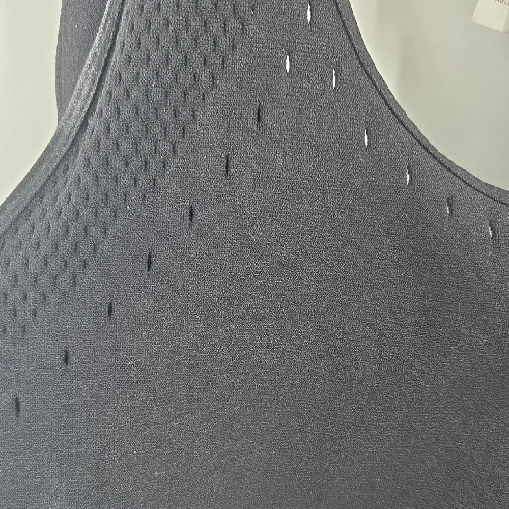 Fabletics Black Racerback Sports Bra L NWT